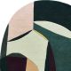 Détail matière et couleur du tapis POLIA SHAPE Toulemonde Bochart, coloris printemps