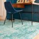 Tapis MOSAÏC Toulemonde Bochart, turquoise