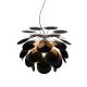 Suspension DISCOCO 68 Marset, coloris noir intérieur or