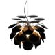 Suspension DISCOCO 88 Marset, coloris noir intérieur or