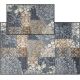 Tapis lavables ARMONIA GREY Wash and Dry, dimensions 75 x 120 et 115 x 175 cm