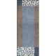 Tapis lavable FLORITA GREY Wash and Dry 75 x 190 cm