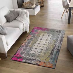 Tapis lavable TAZA PINK Wash and Dry 115 x 175 cm