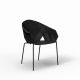 Fauteuil extérieur noir VASES  Vondom