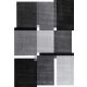 Tapis LIVING SQUARE noir Wash and Dry 140 x 200 cm