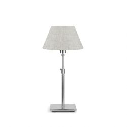 Lampe de table BONN abat-jour conique lin clair It's About Romi