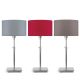 Lampe de table BONN abat-jour 32 x 20 It's About Romi gris clair, rouge et gris fumé