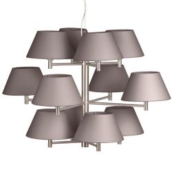 Chandelier BONN 12 abat-jours coniques h 13 cm It's About Romi