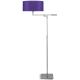 Lampadaire BERLIN It's About Romi, abat-jour droit violet