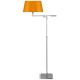 Lampadaire BERLINIt's About Romi  abat-jour conique orange