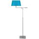 Lampadaire BERLINIt's About Romi  abat-jour conique turquoise