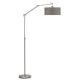 Lampadaire articulé MOSCOW XL It's About Romi, abat-jour lin foncé