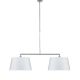 Suspension double BOSTON It's About Romi, abat-jour conique blanc