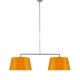 Suspension double BOSTON It's About Romi, abat-jour conique orange