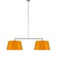 Suspension double BOSTON It's About Romi, abat-jour conique orange