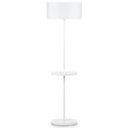 Lampadaire tablette MONACO It's About Romi, abat-jour blanc