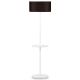 Lampadaire tablette MONACO It's About Romi, abat-jour chocolat