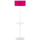 Lampadaire tablette MONACO It's About Romi, abat-jour fuchsia