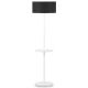 Lampadaire tablette MONACO It's About Romi, abat-jour noir