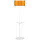 Lampadaire tablette MONACO It's About Romi, abat-jour orange