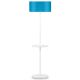 Lampadaire tablette MONACO It's About Romi, abat-jour turquoise