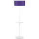 Lampadaire tablette MONACO It's About Romi, abat-jour violet