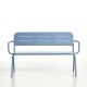 Banc de jardin bleu RAY Woud en aluminium