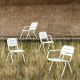Chaises et fauteuils de jardin blancs RAY Woud