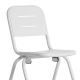 Chaise de jardin blanche RAY CAFE Woud