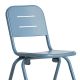 Chaise de jardin bleue RAY CAFE Woud