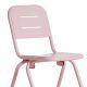 Chaise de jardin rose RAY CAFE Woud