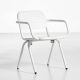 Fauteuil de jardin aluminium blanc RAY Woud