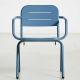 Fauteuil de jardin aluminium bleu RAY Woud