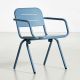 Fauteuil de jardin aluminium bleu RAY Woud