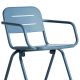 Fauteuil de jardin aluminium bleu RAY Woud