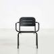 Fauteuil de jardin aluminium noir charbon RAY Woud