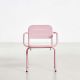 Fauteuil de jardin aluminium rose RAY Woud