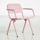 Fauteuil de jardin aluminium rose RAY Woud