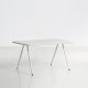 Table de jardin blanche longueur 140 cm RAY Woud