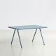 Table de jardin bleu clair longueur 140 cm RAY Woud