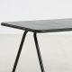 Table de jardin noir charbon longueur 140 cm RAY Woud