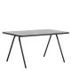 Table de jardin noir charbon longueur 140 cm RAY Woud