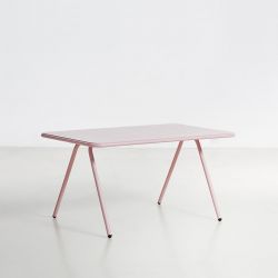 Table de jardin rose longueur 140 cm RAY Woud