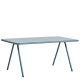 Table de jardin bleue plateau aluminium 160 cm RAY Woud