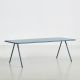 Table de jardin bleue plateau aluminium 220 cm RAY Woud