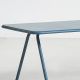 Table de jardin bleue plateau aluminium 220 cm RAY Woud