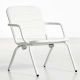 Fauteuil de jardin blanc RAY LOUNGE Woud