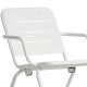 Fauteuil de jardin blanc RAY LOUNGE Woud