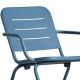 Fauteuil de jardin bleu RAY LOUNGE Woud