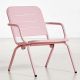 Fauteuil de jardin rose RAY LOUNGE Woud